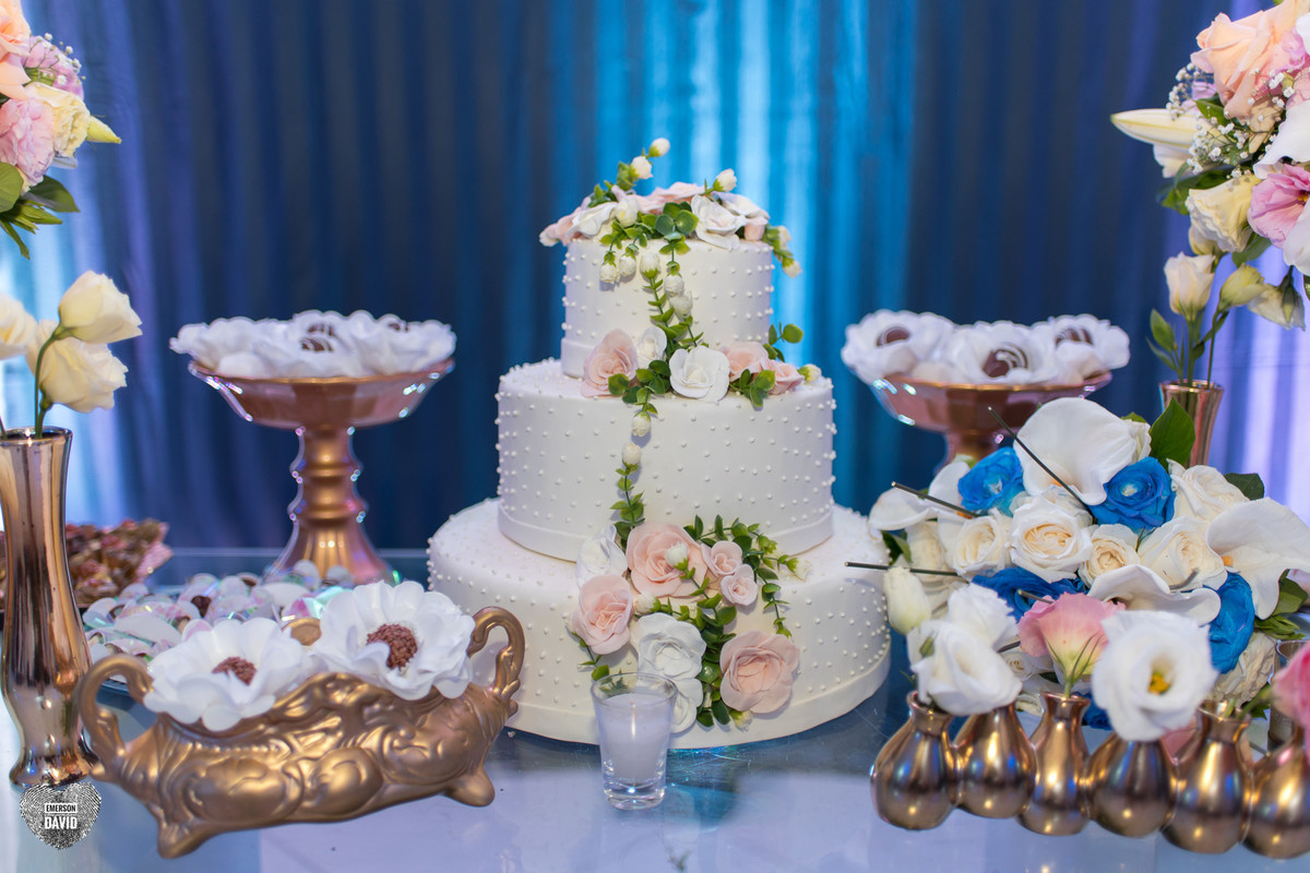decoração-mesa do bolo-doces