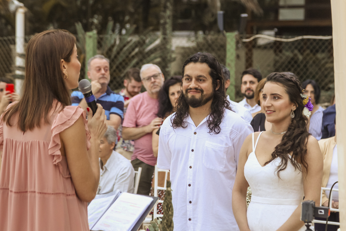 Casamento Mariana e Claudia. Ubatuba - Espaço Uluar. Cerimônia