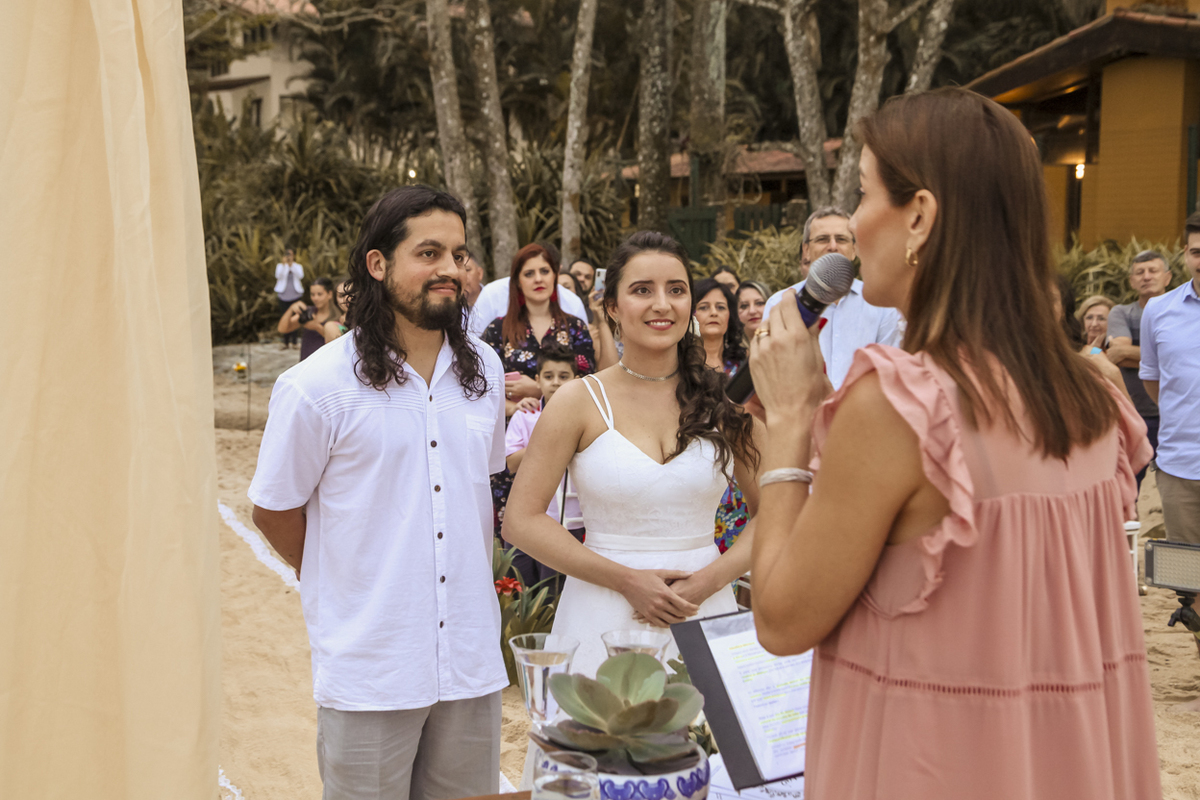 Casamento Mariana e Claudia. Ubatuba - Espaço Uluar. Cerimônia
