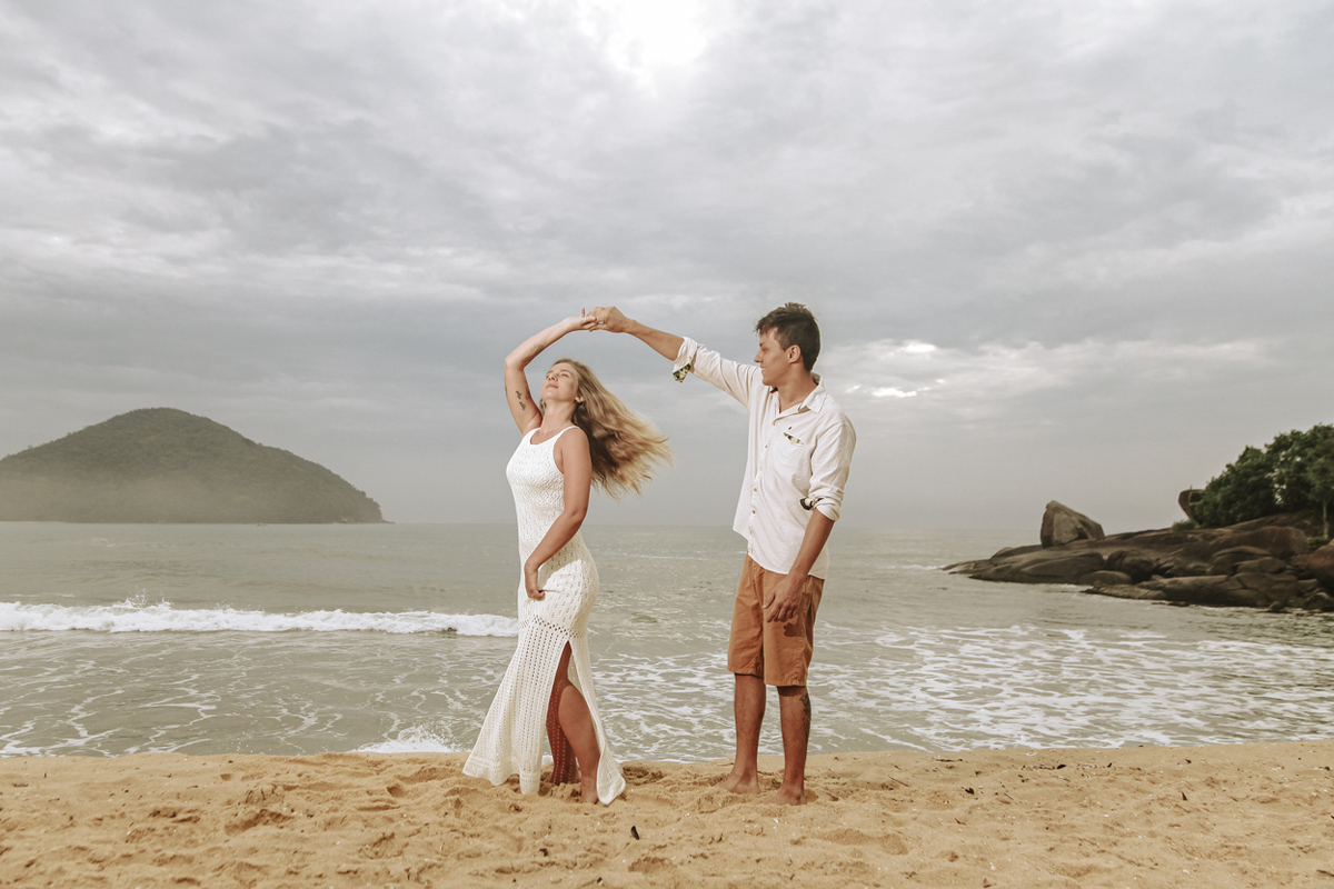 Ensaio Pré Wedding Rafaela e Ian - Vermelha do Norte - Ubatuba