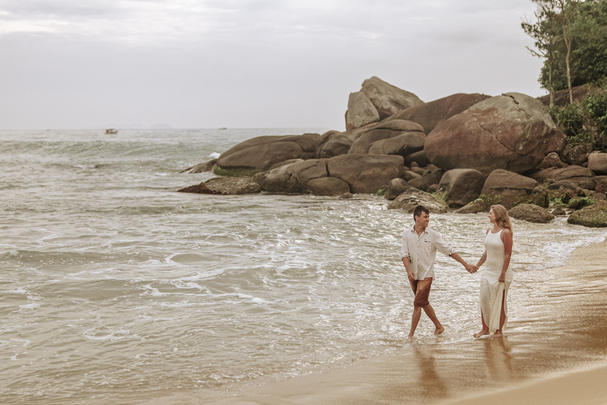 Ensaio Pré Wedding Rafaela e Ian - Vermelha do Norte - Ubatuba