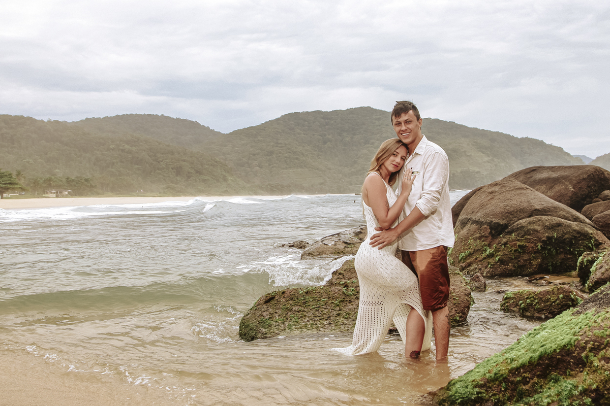 Ensaio Pré Wedding Rafaela e Ian - Ubatuba