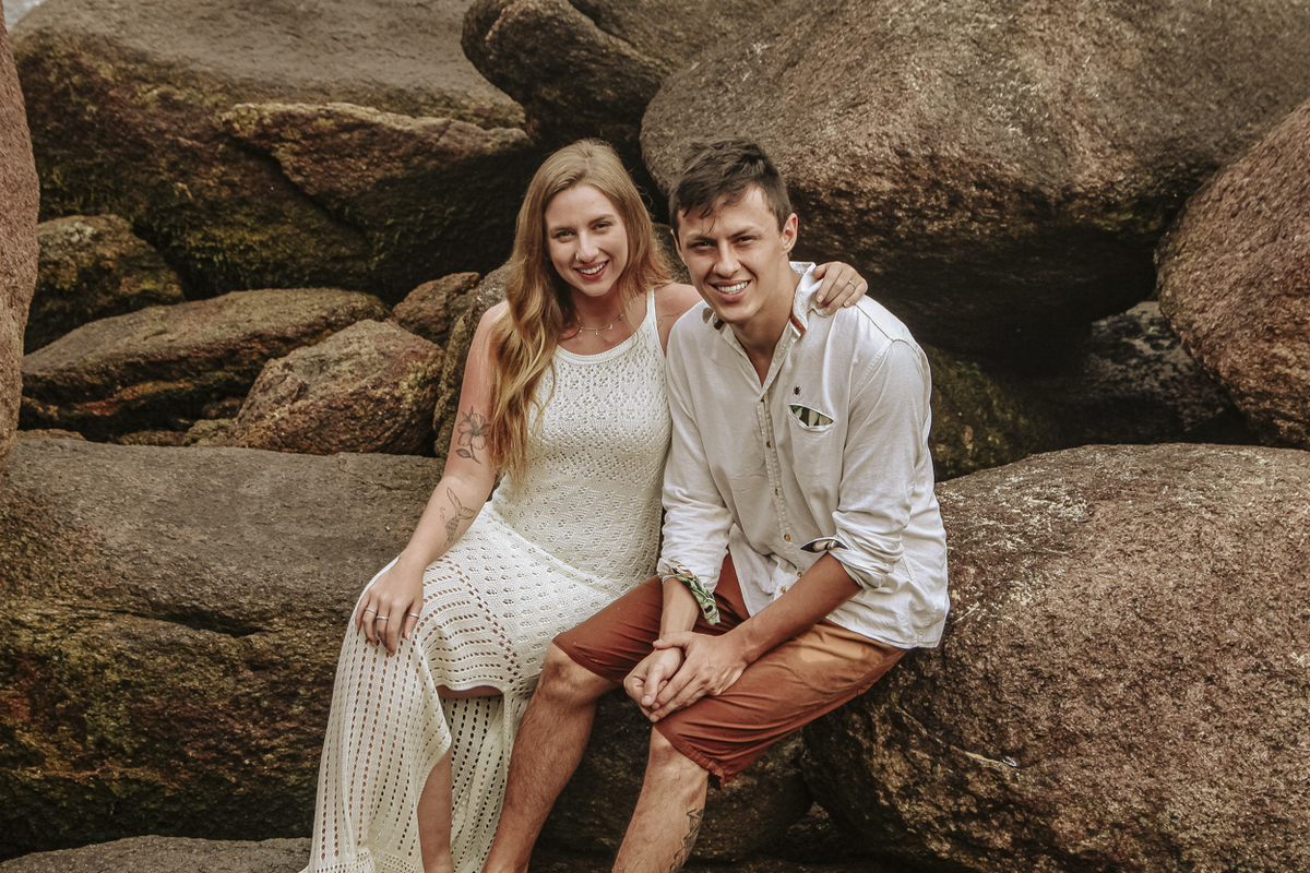 Ensaio Pré Wedding Rafaela e Ian - Vermelha do Norte - Ubatuba