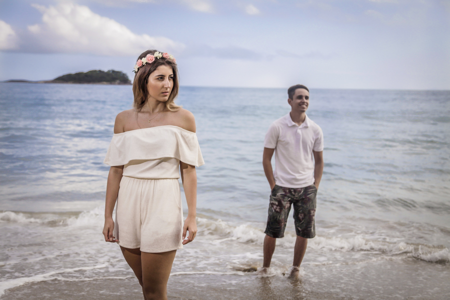 Ensaio casal Fernanda e Guilherme. Praia Puruba, Ubatuba, SP