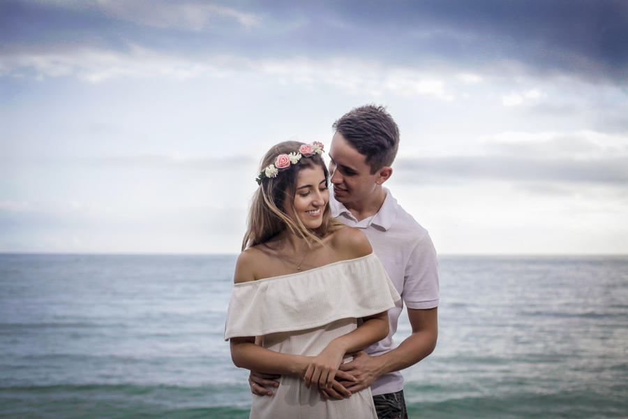 Ensaio casal Fernanda e Guilherme. Praia Puruba, Ubatuba, SP