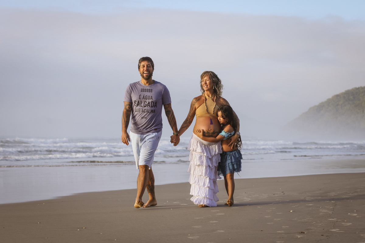 Ensaio Família Praia de Itamambuca