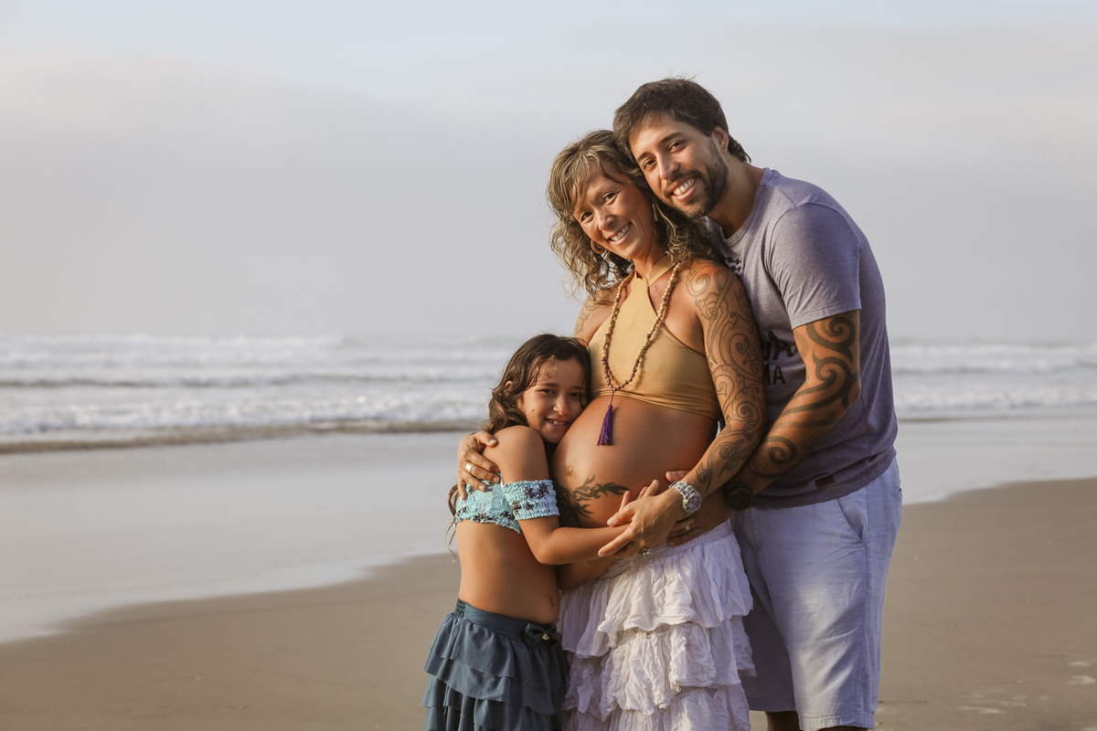 Ensaio Família Praia de Itamambuca