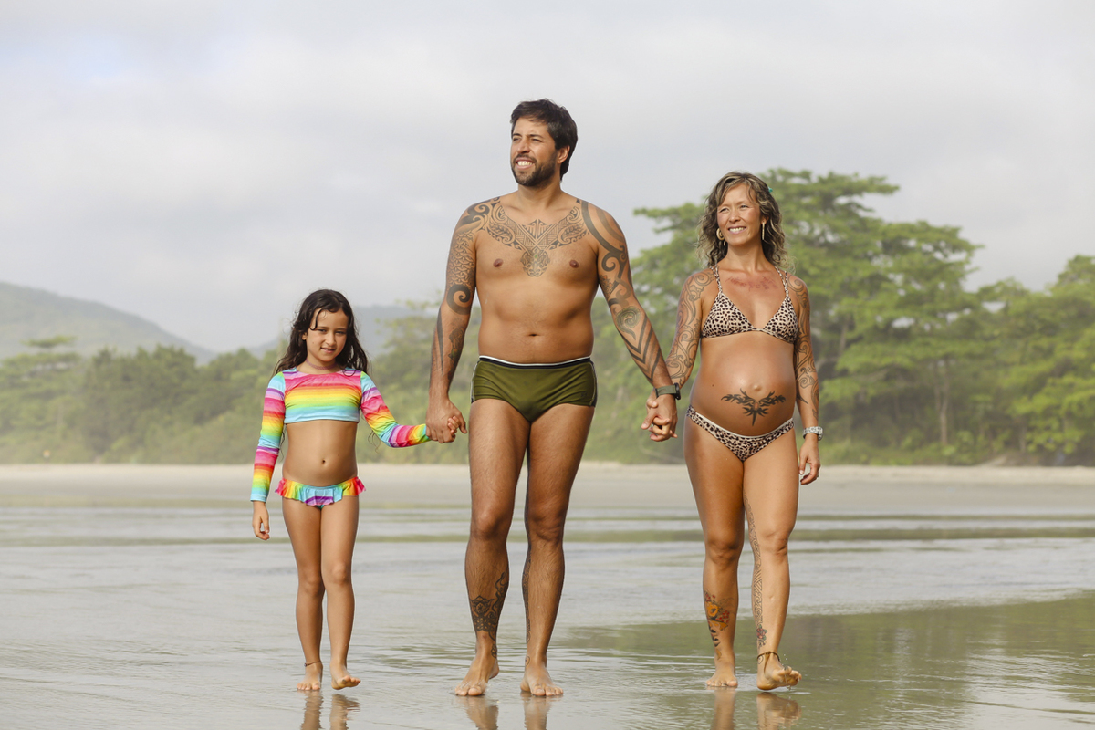 Ensaio Família Praia de Itamambuca