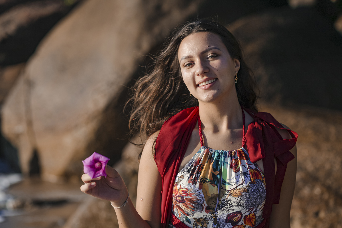 Ensaio Isabela 15 anos. Praia Vermelha do Centro. Ubatuba.