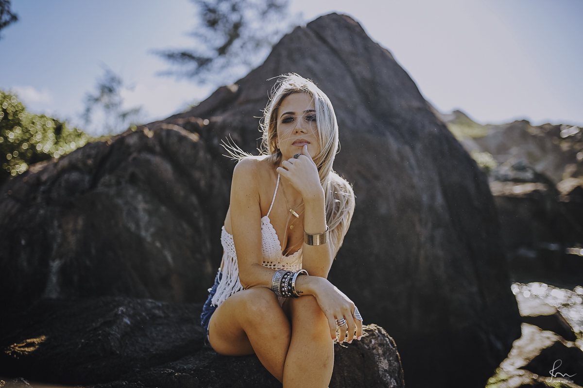 Ensaio Feminino na Praia em Florianópolis