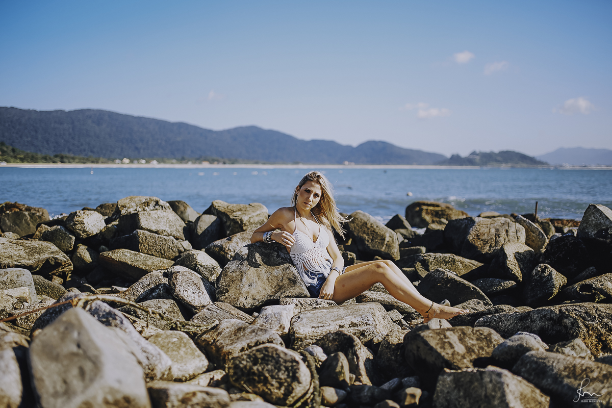 Ensaio Feminino na Praia em Florianópolis