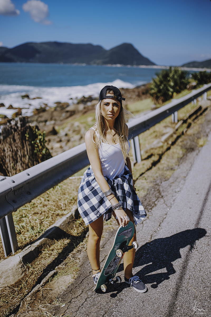 Ensaio Feminino na Praia em Florianópolis