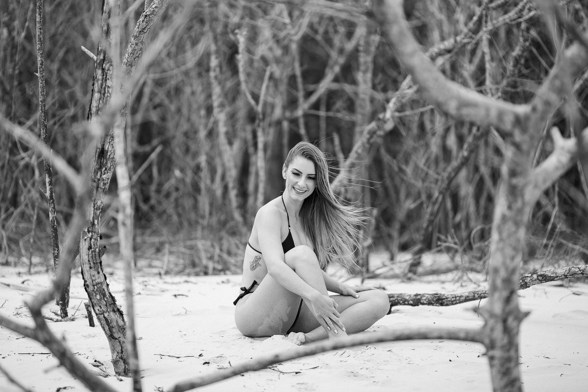 Ensaio Sensual Feminino em Florianópolis na Praia