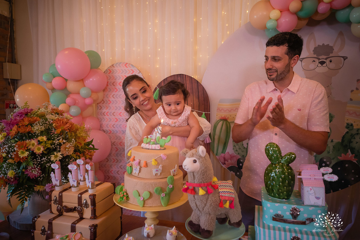Maitê - Primeiro Aninho - 1 ano - Manuela - Murilo - Felicidade - Quinta Dom Manuel Festa Lhama- Festa Infantil - Hora de Soprar a Velinha - Parabéns - Pelotas - RS - Antonio Rocha - @antoniorochafotografias