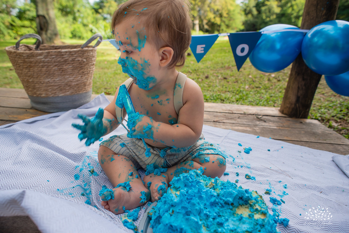 Theo – Smash The Cake – Ensaio Lindo – Ensaio Família – Parque Stone Land – Diversão – Amor – Família – Vida – Felicidade – Aprendizado – Bolo Azul – Smurph – Fotografia de Família – Ensaio – Juntos – Quarteto – Infantil – Antonio Rocha Fotografias