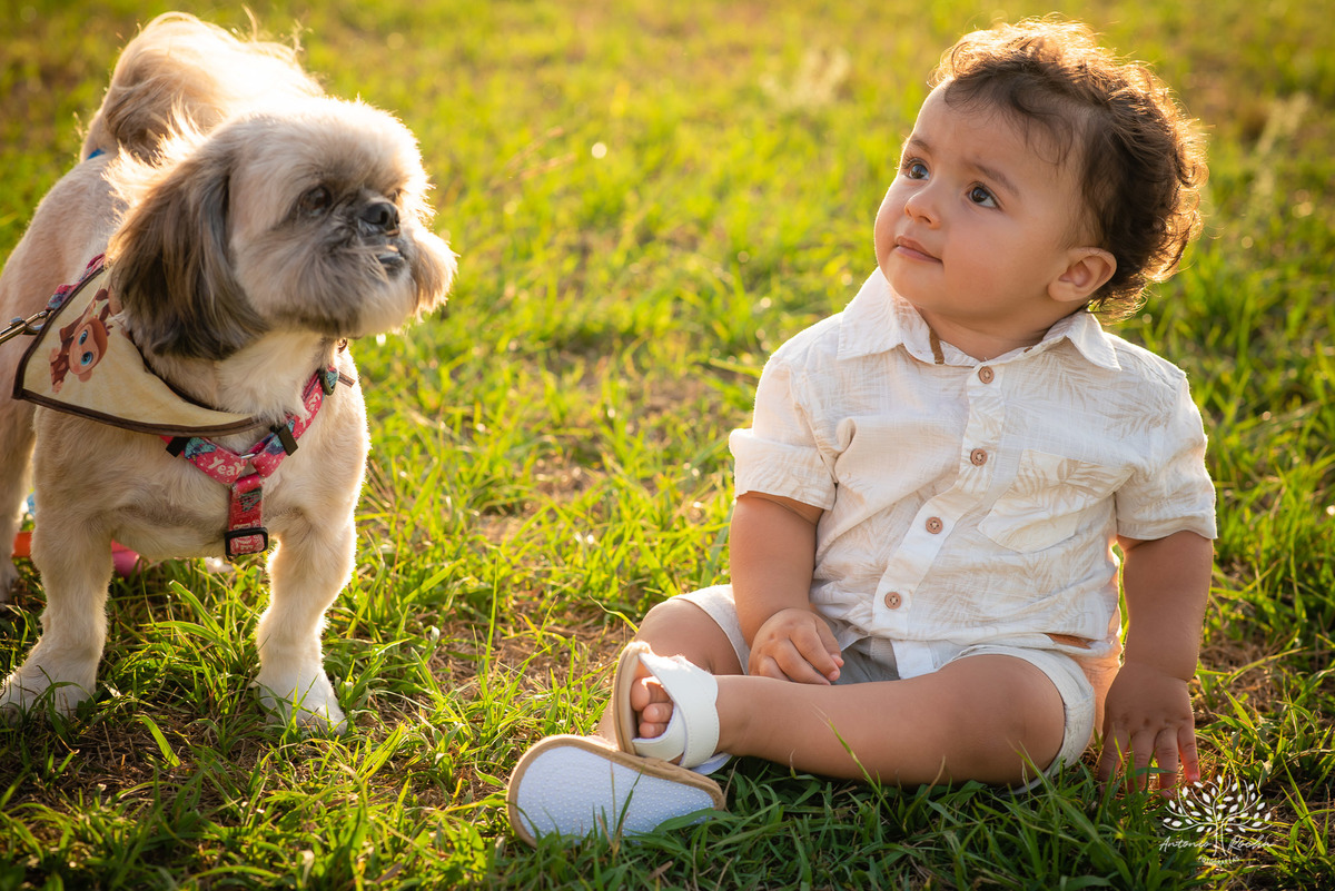 Valentim – Priscila + Ivan = Valentim – Alphaville – Tarde de Sol – Valentim Primeiro Aninho – Infantil – Criança – Ensaio Infantil – Felicidade – Amor – Vida – Pelotas – Trio– Antonio Rocha Fotografias – Família Linda – Fotografia de Família – Pet – Vovó