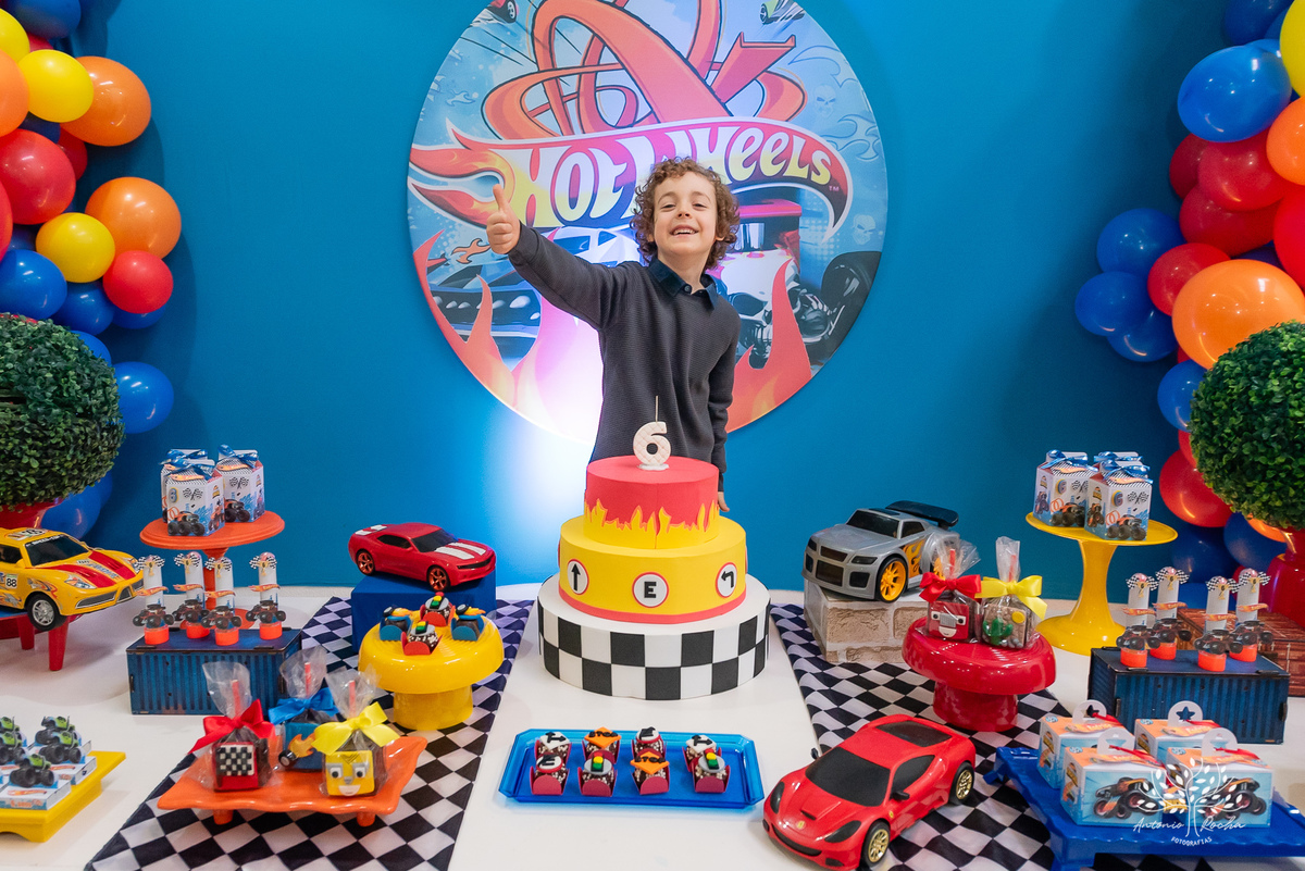 Rodrigo – 6 anos – Eleonora - Marcos – Cliff Kids – Hot Wheels - Festa Infantil  – Parabéns – Família – Fotografia de Família – Felicidade – Criança – Alegria – Amor – Dia Especial – Aniversário - Antonio Rocha Fotografias – Pelotas