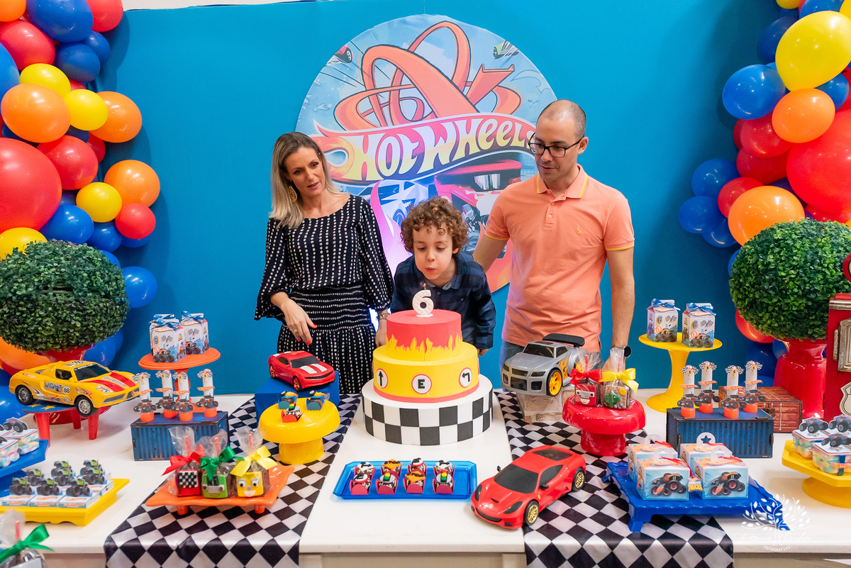 Rodrigo – 6 anos – Eleonora - Marcos – Cliff Kids – Hot Wheels - Festa Infantil  – Parabéns – Família – Fotografia de Família – Felicidade – Criança – Alegria – Amor – Dia Especial – Aniversário - Antonio Rocha Fotografias – Pelotas