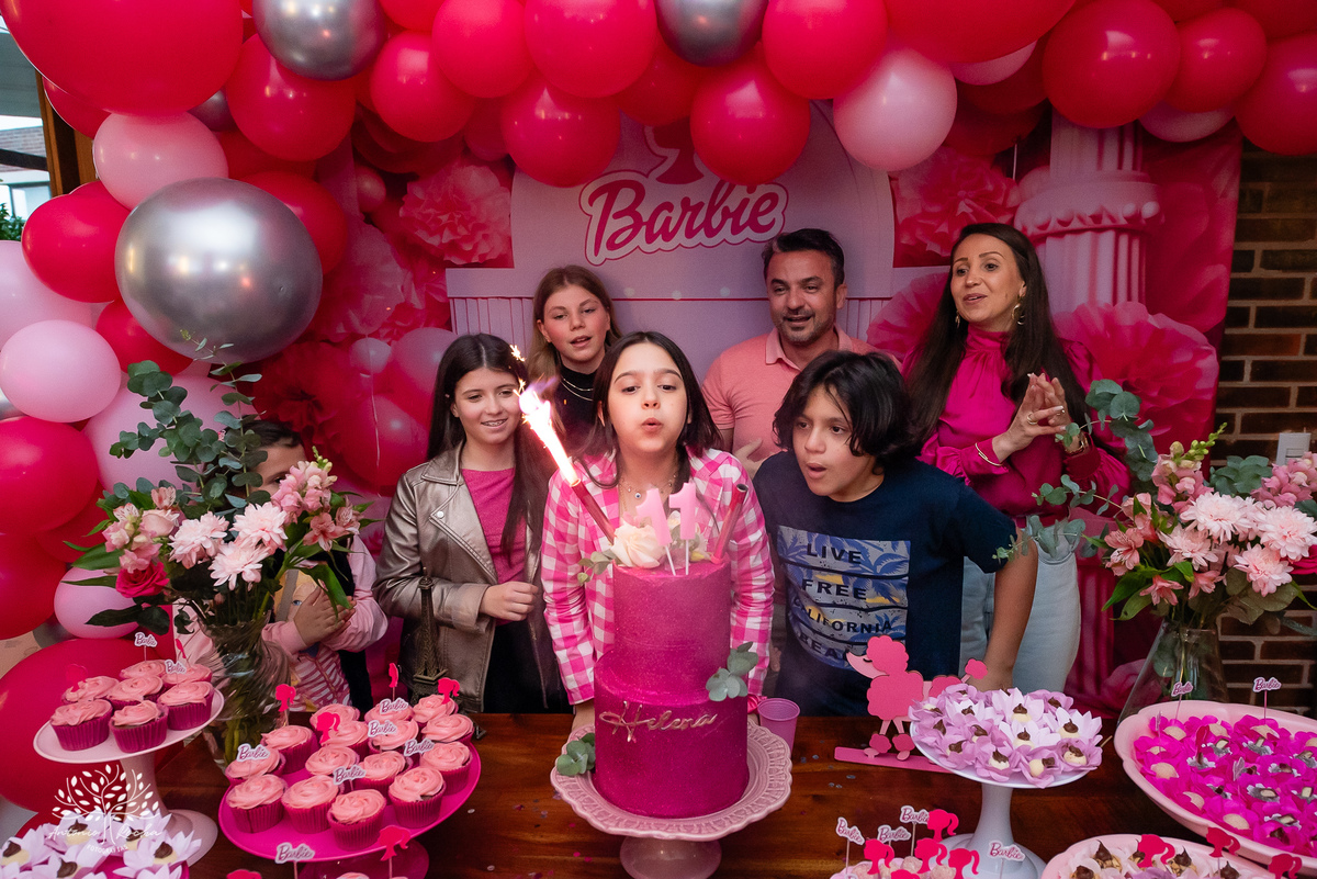 Helena – Lelê – 11 Anos – Eduardo – Alice – Irmão – Veredas Altos Laranjal – Festa Infantil – Berbie – Barbielândia – Antonio Rocha Fotografias – Pelotas