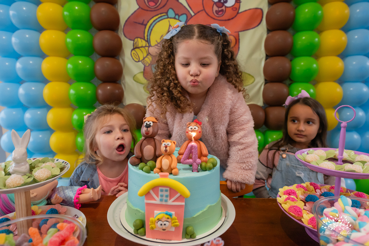 Gabriela – Carla – Gabriel – Festa em Casa - Criança Feliz – Fotografia de Família – Cachinhos Dourados - Parabéns – Antonio Rocha Fotografias – Pelotas 