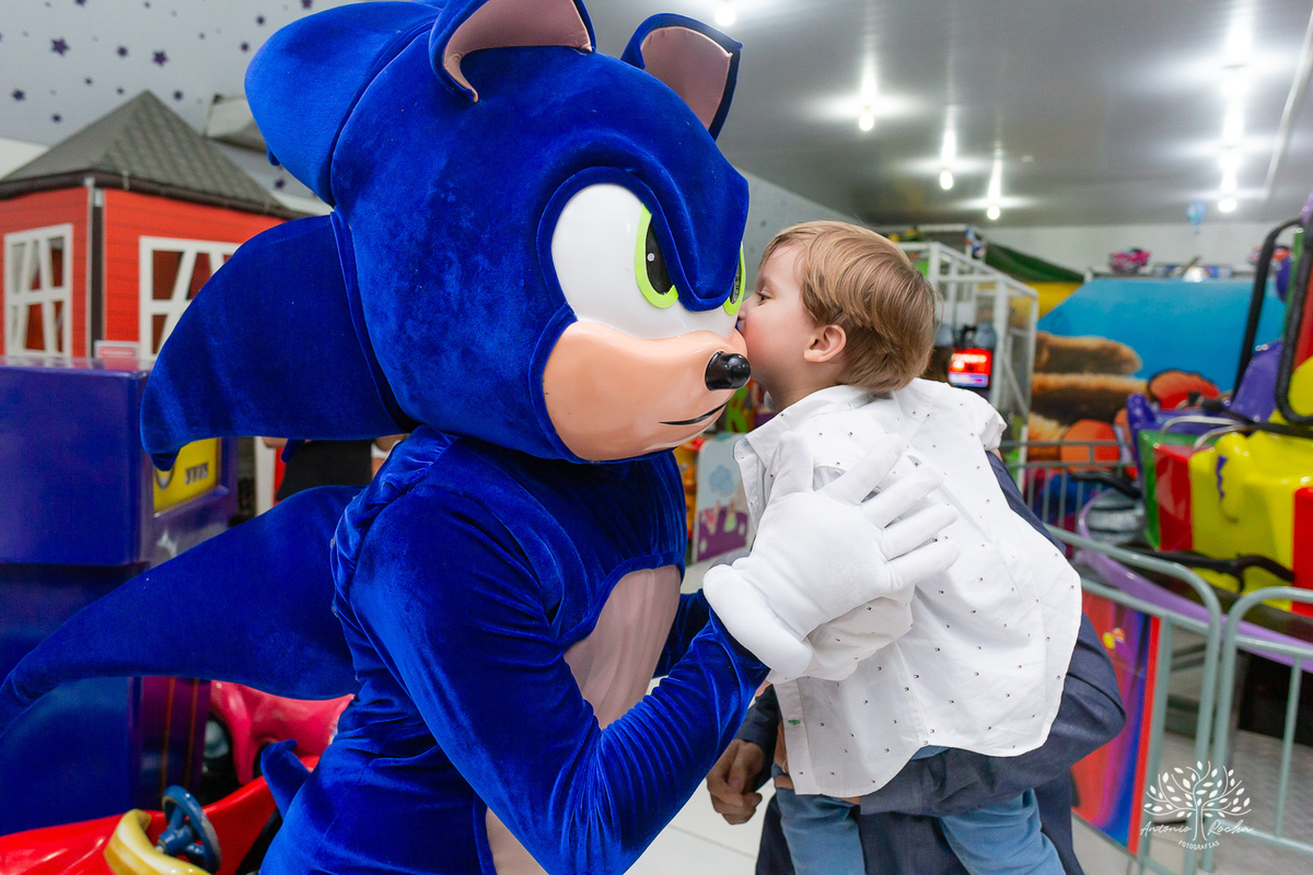 Vicente – 3 Anos – Sonic – Marcelo – Paula – Valentina - Fotografia de Família –- Parabéns – Antonio Rocha Fotografias – Pelotas v