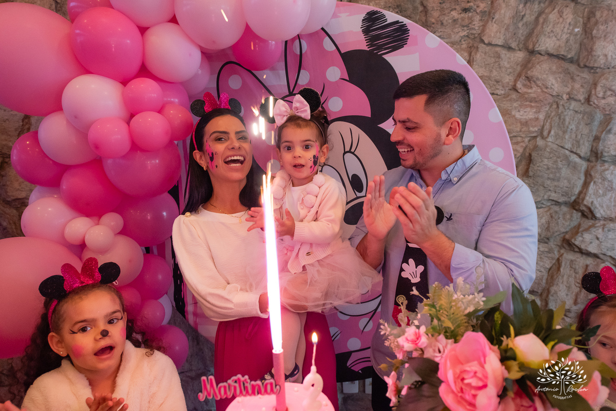 Martina - 2 anos - Festa Infantil - Festa de Criança - Fotografia de Família - Minnie - Kaka Baby Sitteer - Batom - Docinho - Primeiro Doce - Antonio Rocha Fotografias - Satolep - Pelotas