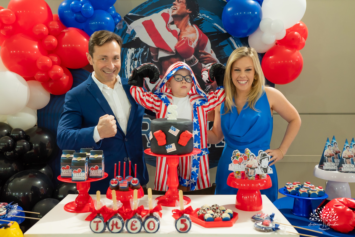 Theo - 5 anos - Festa Infantil - Festa de Criança - Fotografia de Família – Rocky Balboa – Henrique Karam – Gabriela Riva – Antonio Rocha Fotografias - Satolep - Pelotas