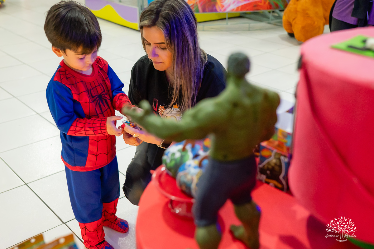 Paolo - 3 anos - Festa Infantil - Festa de Criança - Fotografia de Família – Marvel – Homem Aranha – Arte e Riso – Antonio Rocha Fotografias - Satolep - Pelotas