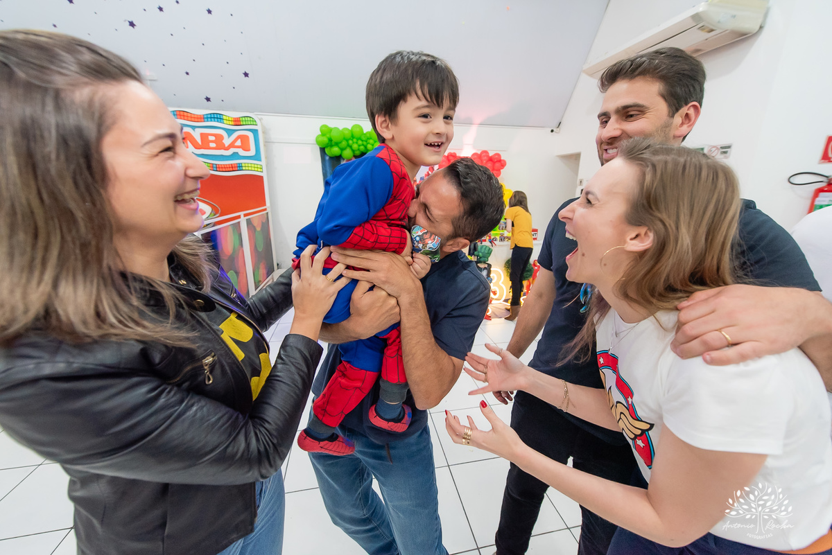 Paolo - 3 anos - Festa Infantil - Festa de Criança - Fotografia de Família – Marvel – Homem Aranha – Arte e Riso – Antonio Rocha Fotografias - Satolep - Pelotas
