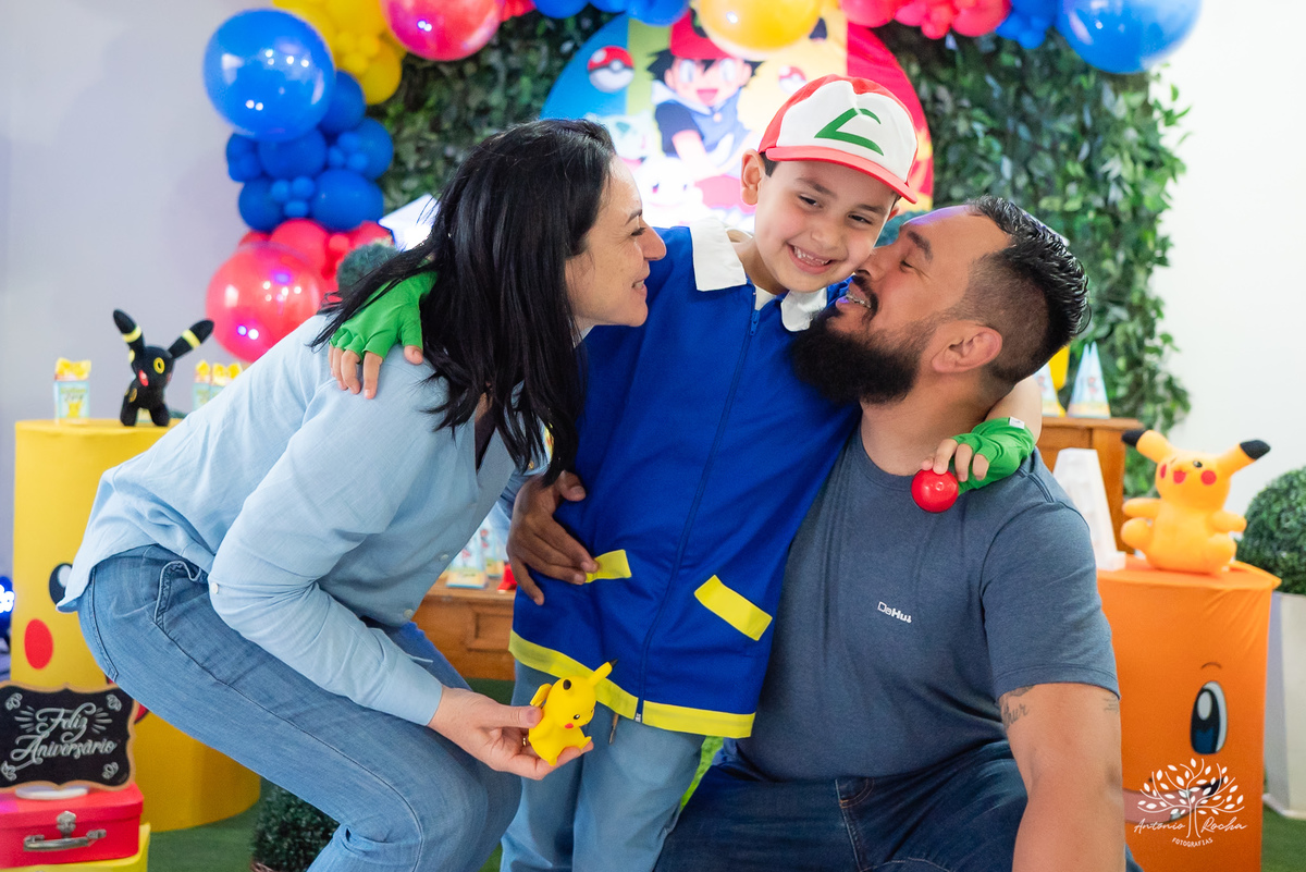 Arthur - 7 anos - Festa Infantil - Festa de Criança - Fotografia de Família – Pokemon – Picachu – Big Fest – Antonio Rocha Fotografias - Satolep - Pelotas