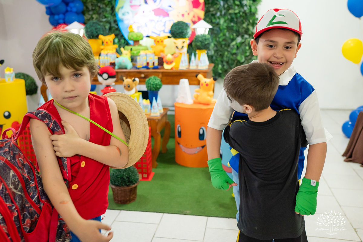 Arthur - 7 anos - Festa Infantil - Festa de Criança - Fotografia de Família – Pokemon – Picachu – Big Fest – Antonio Rocha Fotografias - Satolep - Pelotas