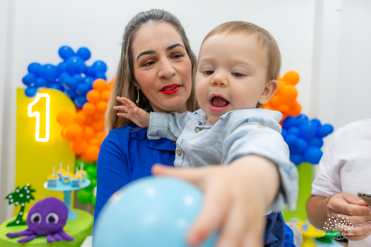 Joaquim – 1 ano - Festa Infantil - Festa de Criança - Fotografia de Família – Bolo Fofo – Loly Pop – Antonio Rocha Fotografias - Satolep - Pelotas