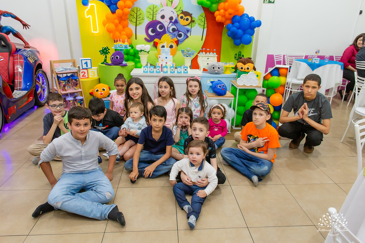 Joaquim – 1 ano - Festa Infantil - Festa de Criança - Fotografia de Família – Bolo Fofo – Loly Pop – Antonio Rocha Fotografias - Satolep - Pelotas