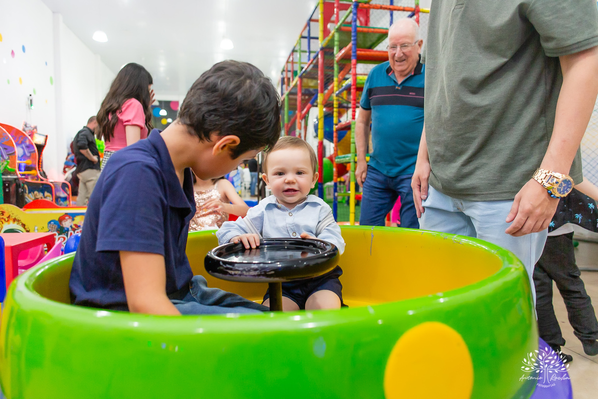 Joaquim – 1 ano - Festa Infantil - Festa de Criança - Fotografia de Família – Bolo Fofo – Loly Pop – Antonio Rocha Fotografias - Satolep - Pelotas