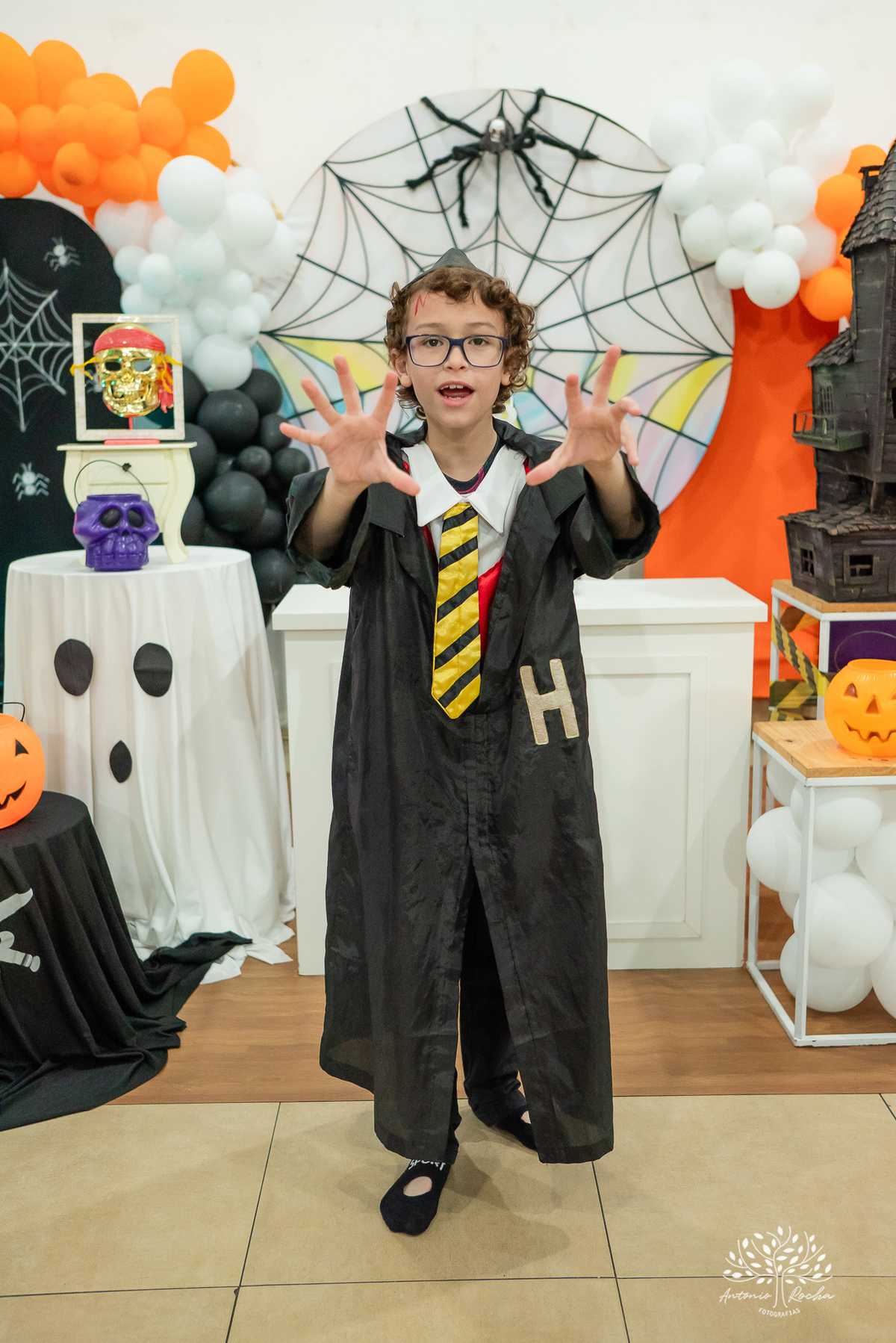 Davi - 8 anos – Gi – André - Festa Infantil - Festa de Criança - Fotografia de Família – Halloween – Harry Poter – Loly Pop – Antonio Rocha Fotografias - Satolep - Pelotas