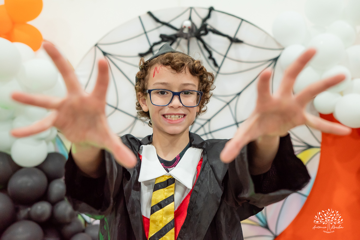 Davi - 8 anos – Gi – André - Festa Infantil - Festa de Criança - Fotografia de Família – Halloween – Harry Poter – Loly Pop – Antonio Rocha Fotografias - Satolep - Pelotas