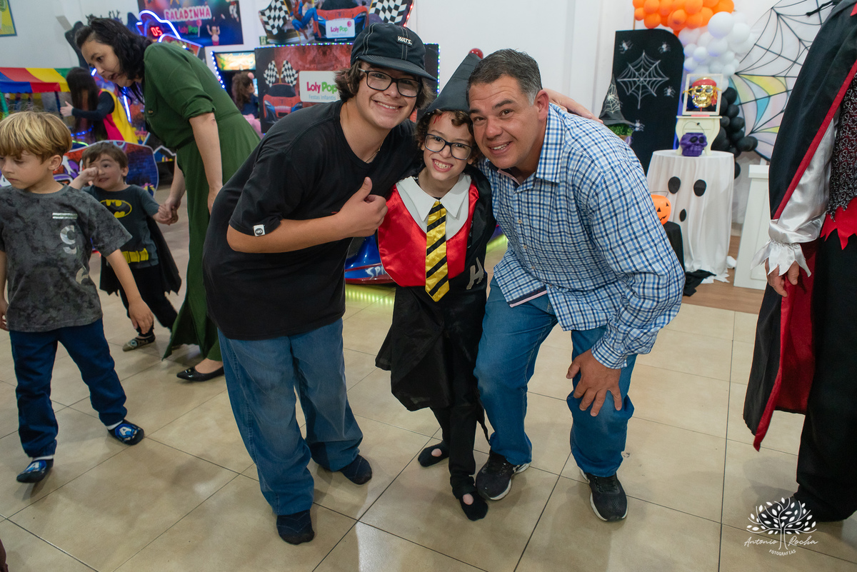 Davi - 8 anos – Gi – André - Festa Infantil - Festa de Criança - Fotografia de Família – Halloween – Harry Poter – Loly Pop – Antonio Rocha Fotografias - Satolep - Pelotas