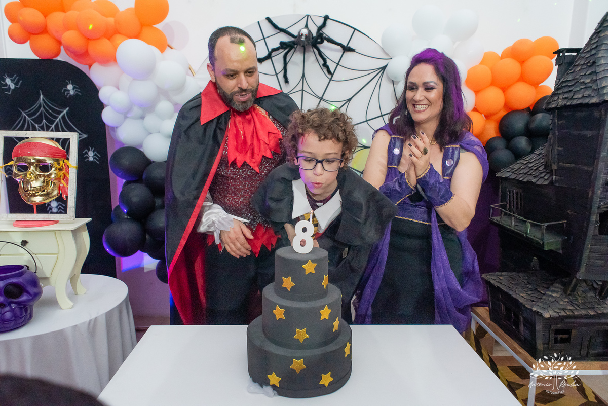Davi - 8 anos – Gi – André - Festa Infantil - Festa de Criança - Fotografia de Família – Halloween – Harry Poter – Loly Pop – Antonio Rocha Fotografias - Satolep - Pelotas