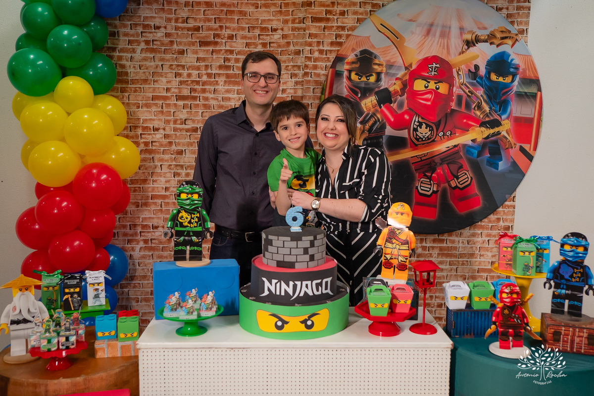 Henrique – 6 anos – Festa Infantil - Festa de Criança - Fotografia de Família – Ninjago – Cliff Kids – Antonio Rocha Fotografias - Satolep - Pelotas