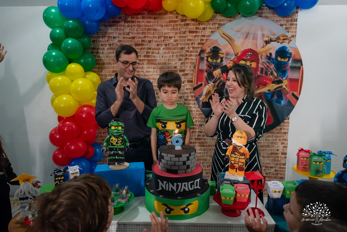 Henrique – 6 anos – Festa Infantil - Festa de Criança - Fotografia de Família – Ninjago – Cliff Kids – Antonio Rocha Fotografias - Satolep - Pelotas