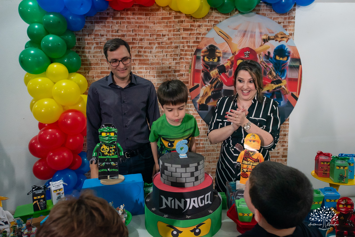 Henrique – 6 anos – Festa Infantil - Festa de Criança - Fotografia de Família – Ninjago – Cliff Kids – Antonio Rocha Fotografias - Satolep - Pelotas