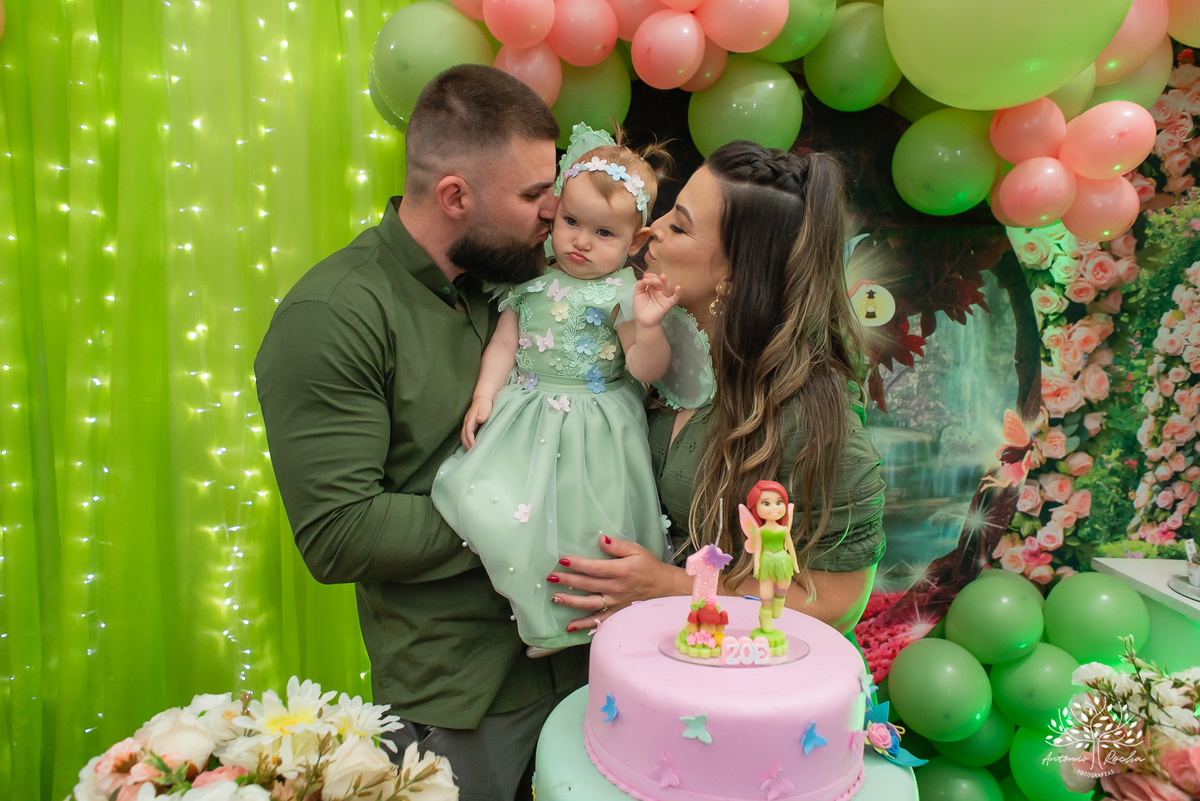 Zoe – 1 ano – Primeiro Aninho – Desirée - Gustavo - Festa Infantil - Festa de Criança - Fotografia de Família – Mundo das Fadas - Fadinha - Lúdico – Toq Festas - Salão de festas - decoração - Pelotas - Antonio Rocha