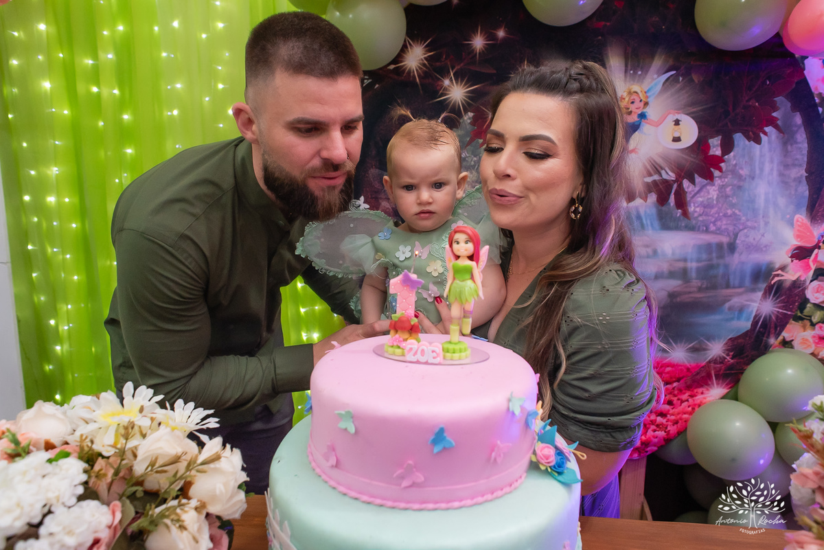 Zoe – 1 ano – Primeiro Aninho – Desirée - Gustavo - Festa Infantil - Festa de Criança - Fotografia de Família – Mundo das Fadas - Fadinha - Lúdico – Toq Festas - Salão de festas - decoração - Pelotas - Antonio Rocha