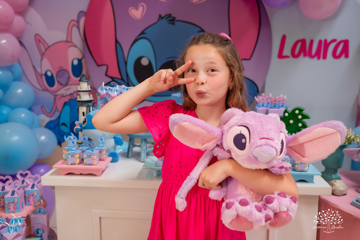 Laura – Cliff Kids – Stitch – Festa Infantil – Festa de Criança – Fotografia de Família - Pelotas - Antonio Rocha Fotografias
