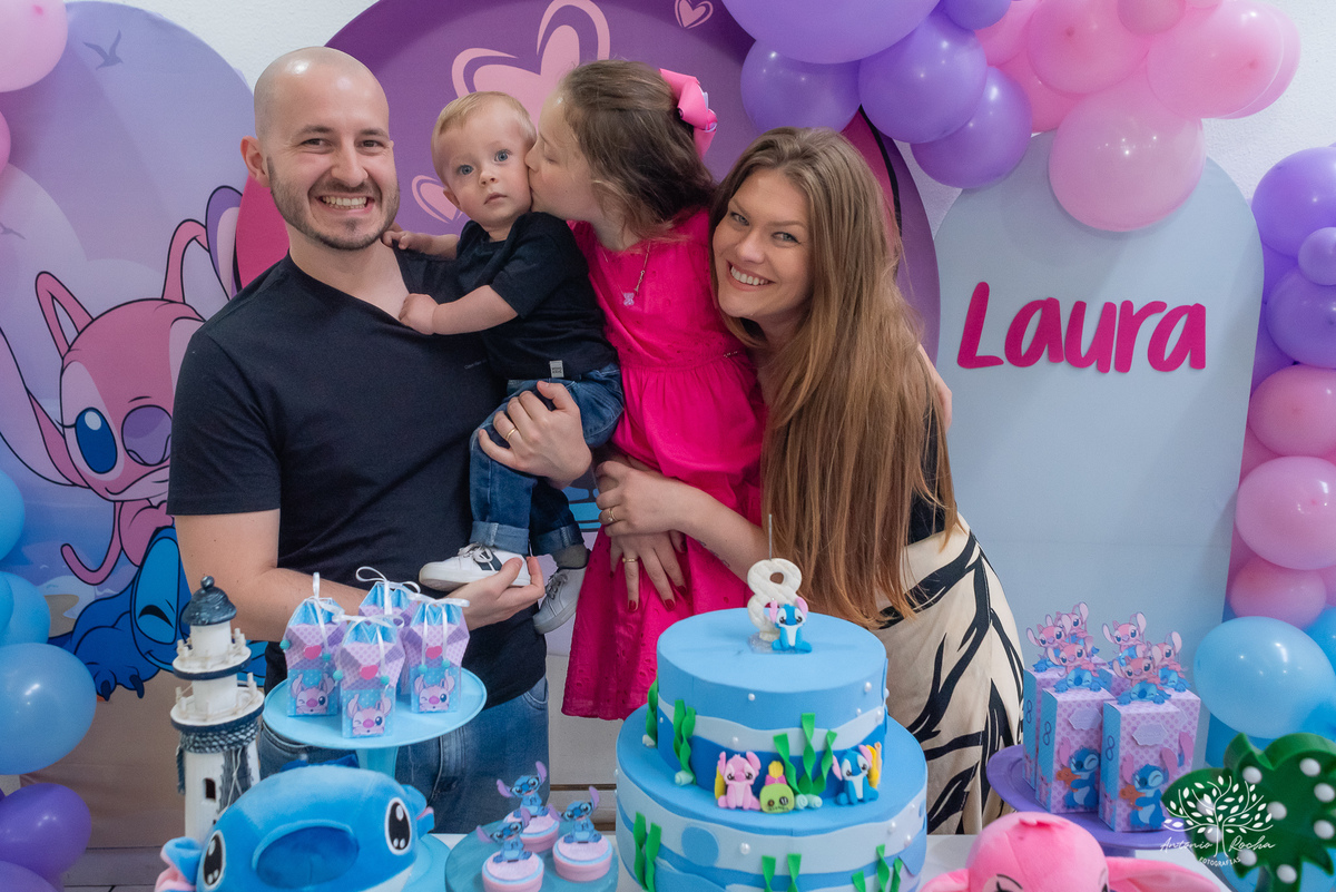Laura – Cliff Kids – Stitch – Festa Infantil – Festa de Criança – Fotografia de Família - Pelotas - Antonio Rocha Fotografias