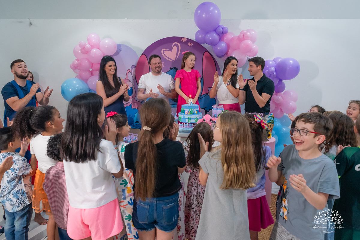 Laura – Cliff Kids – Stitch – Festa Infantil – Festa de Criança – Fotografia de Família - Pelotas - Antonio Rocha Fotografias