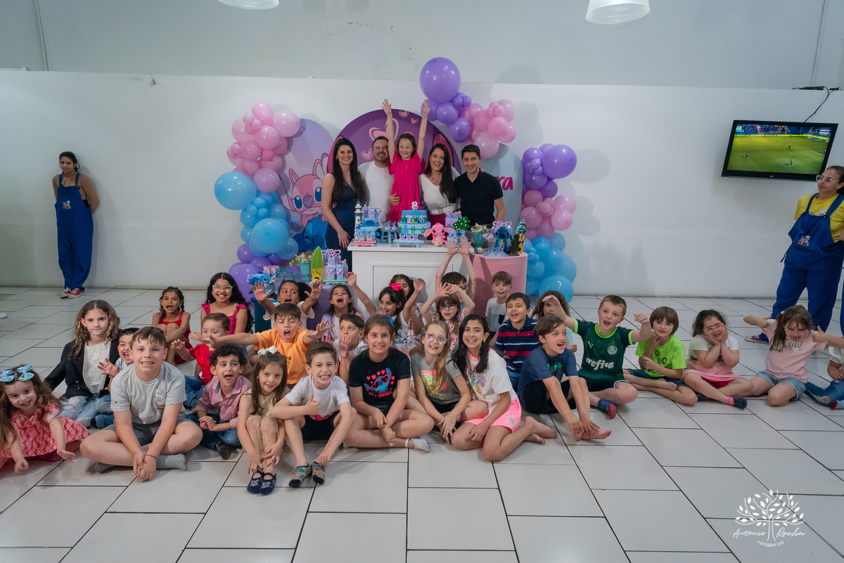 Laura – Cliff Kids – Stitch – Festa Infantil – Festa de Criança – Fotografia de Família - Pelotas - Antonio Rocha Fotografias