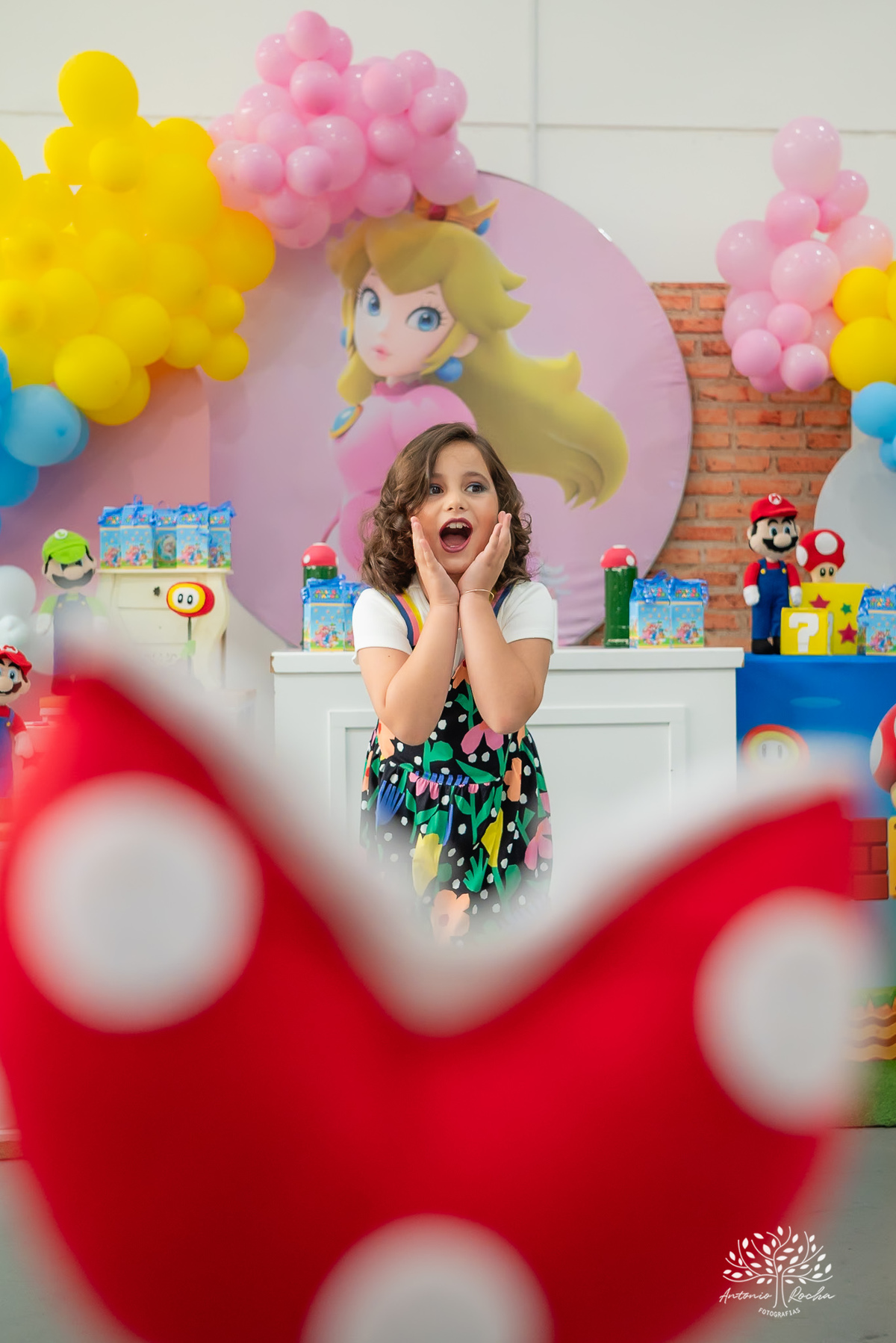 Alice - 8 anos - Super Mario Bros - Loly Pop - Rosalinda - Rio Grande - Pelotas - Antonio Rocha Fotografias - Festa Infantil - Fotografia de Família - Fotografia de Criança