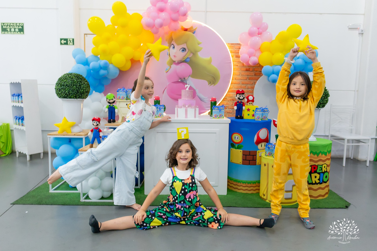 Alice - 8 anos - Super Mario Bros - Loly Pop - Rosalinda - Rio Grande - Pelotas - Antonio Rocha Fotografias - Festa Infantil - Fotografia de Família - Fotografia de Criança