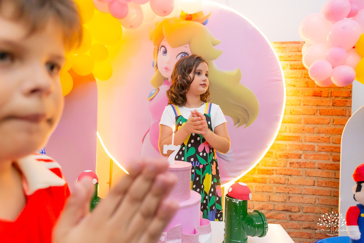 Alice - 8 anos - Super Mario Bros - Loly Pop - Rosalinda - Rio Grande - Pelotas - Antonio Rocha Fotografias - Festa Infantil - Fotografia de Família - Fotografia de Criança